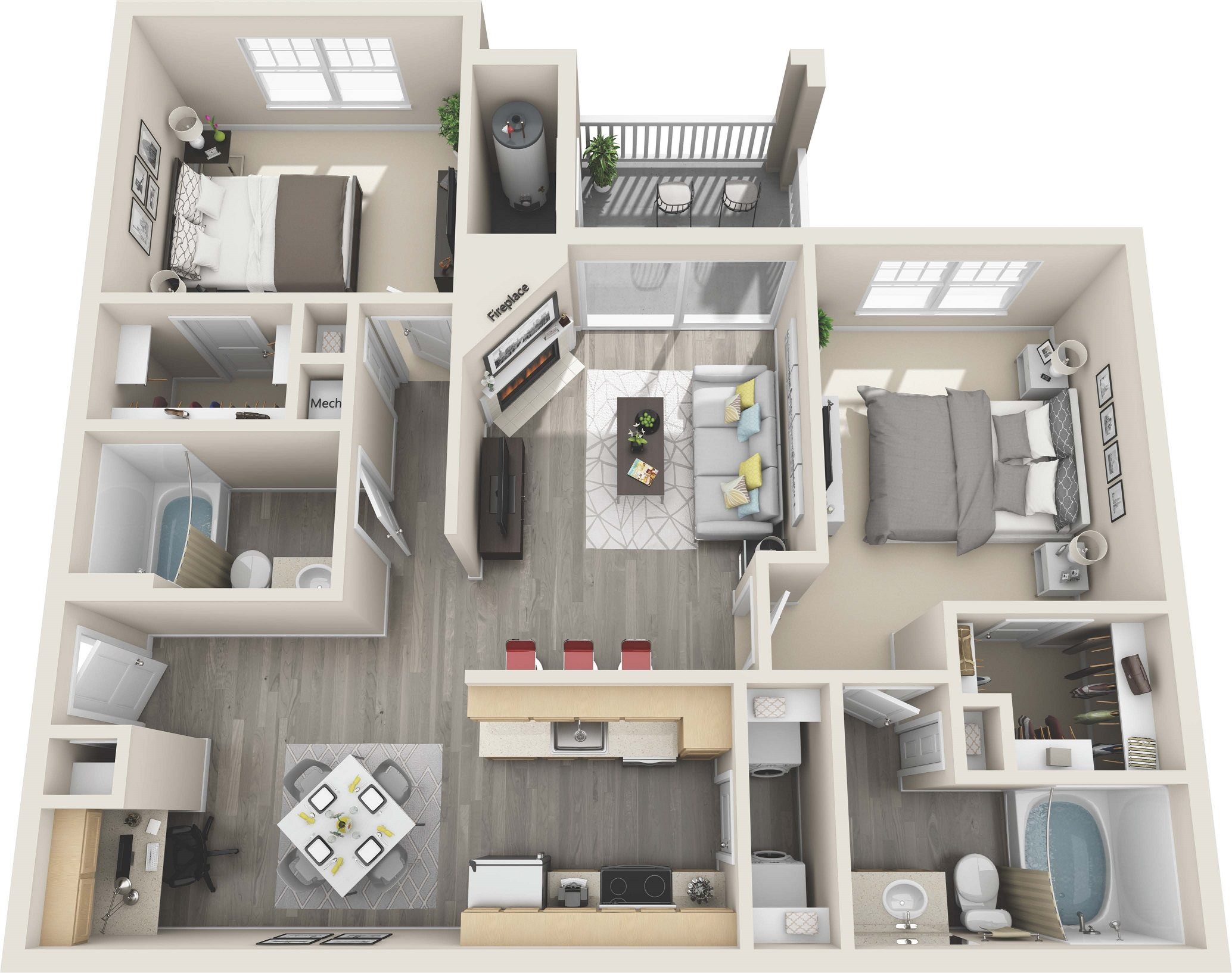 The Ashborough_Ashburn VA_Floor Plan_Chic 1,020 sqft_ One Bedroom One Bathroom The Ashborough_Ashburn VA_Floor Plan_Chic 1,020 sqft_ One Bedroom One Bathroom
